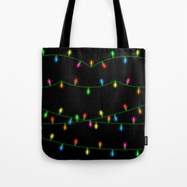 Christmas lights collection Tote Bag