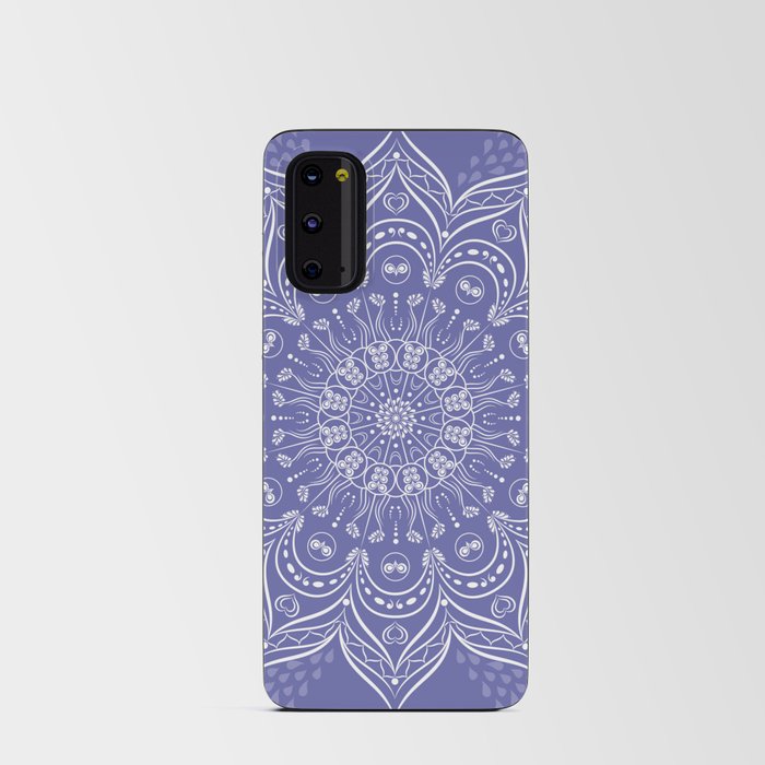 Elegant Boho Purple Mandala Android Card Case