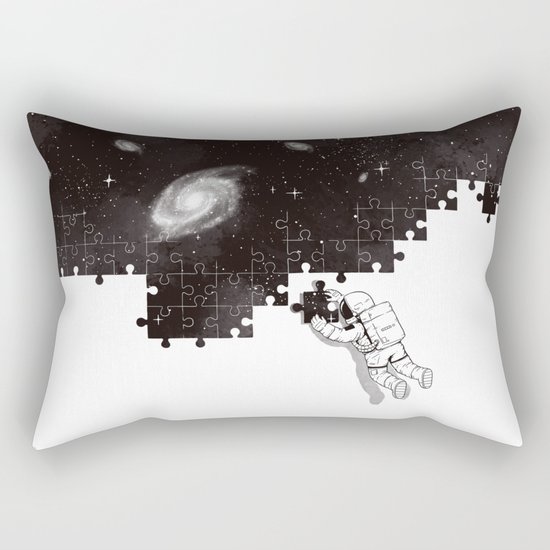SOLVING THE BIG PUZZLE Rectangular Pillow
