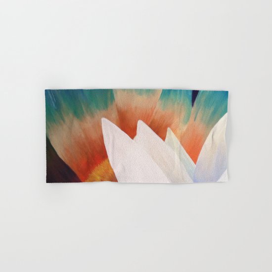 Juxtaposed Flowers Hand & Bath Towel