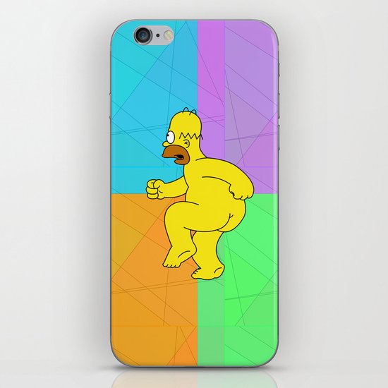 NAKED HOMER For IPhone iPhone & iPod Skin