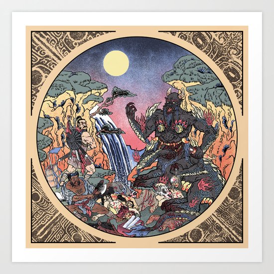 The Villains—The T'ao Ti'ie Art Print