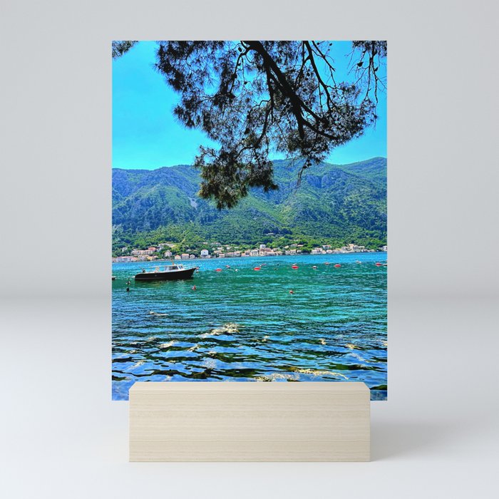 Kotor Bay, Montenegro Mini Art Print