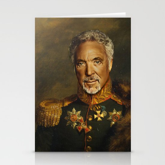 Sir Tom Jones - replaceface Stationery Cards