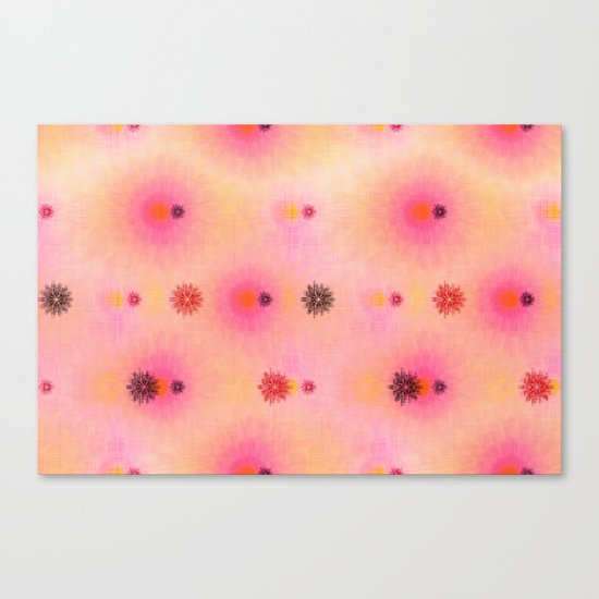 flower power happiness Canvas Print