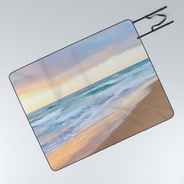 Monterey Beach Sunset Picnic Blanket