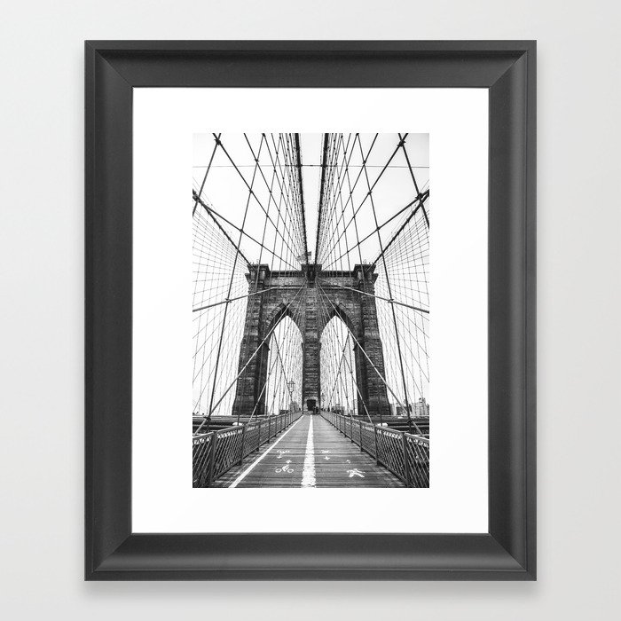 Brooklyn Bridge Framed Art Print