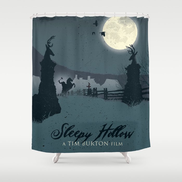 Sleepy Hollow Art Movie Inspired Shower Curtain By Ferojea Society6