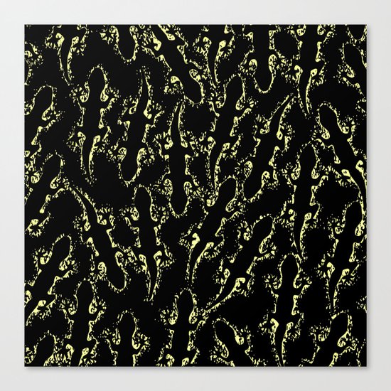 Lizard glitter Canvas Print