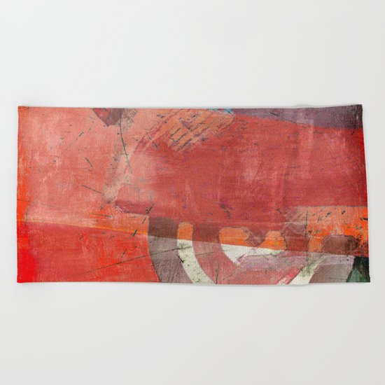 Di Lambretta a Milano (Lambretta in Milan) Beach Towel