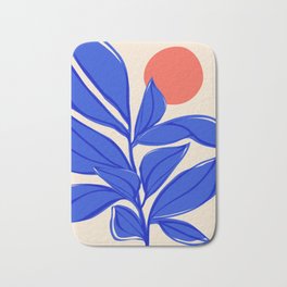 Grow Your Own Way - Blue and Red Bath Mat