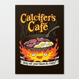 Calcifer's Cafe Canvas Print