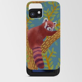  Red panda // ailurus fulgens // summer tones artwork illustration // Danni Cockerill iPhone Card Case