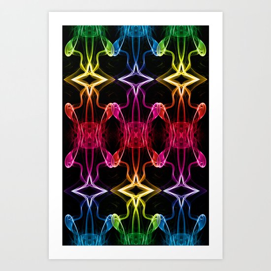 Smoke Chains 3 Art Print