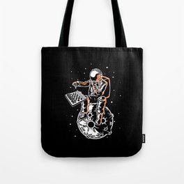 Astronaut Chess Board Funny Chess Player Tote Bag | Graphicdesign, Sport, Planet, Astronaut, Chessplayer, Board, Player, Pieces, Funny, Gifts 