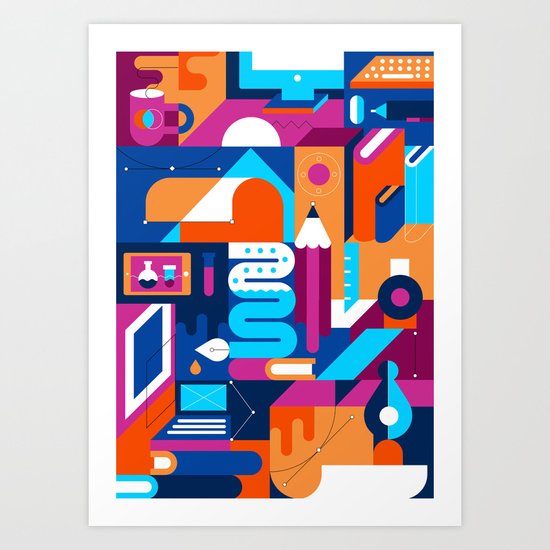 Creative Process Art Print