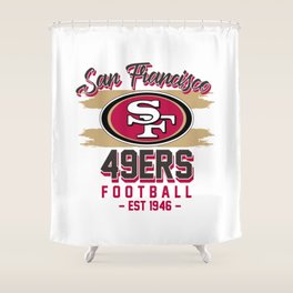 49ers Shower Curtains Society6