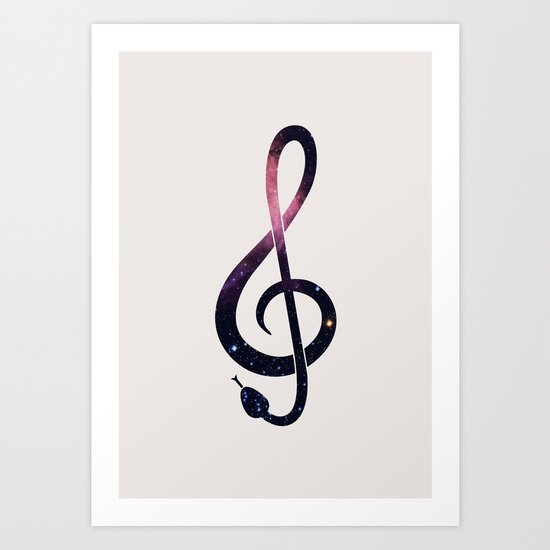 G Snake Art Print