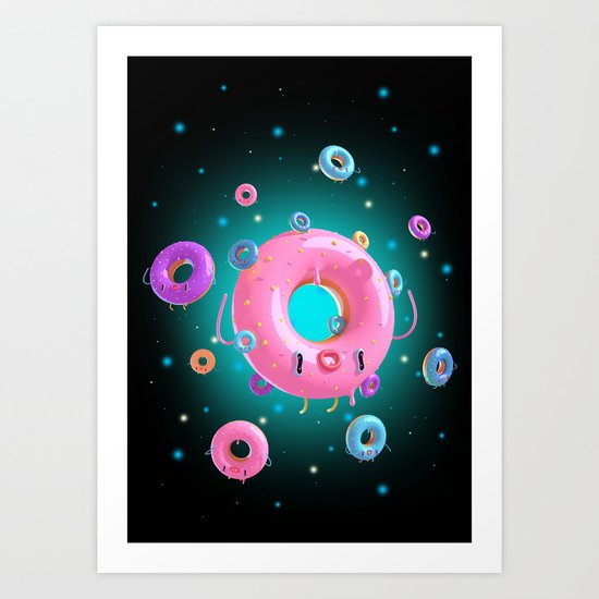 Mama Donut Art Print