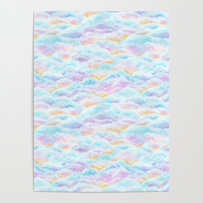 Cotton Candy Clouds Poster