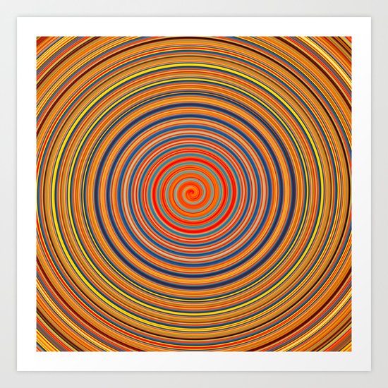 Hard Candy Swirl Art Print