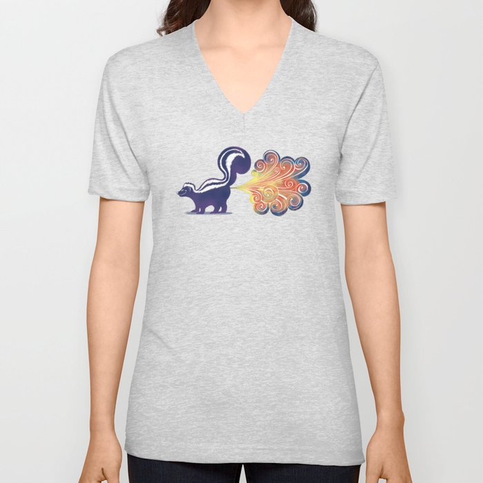 skunked! V Neck T Shirt