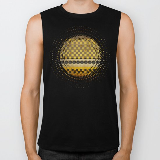 Geometric/Abstract 14 Biker Tank