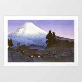 Mikuhō (Fuji) by Hiroaki Takahashi Art Print