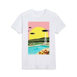 Invasion on vacation (Square) Kids T Shirt