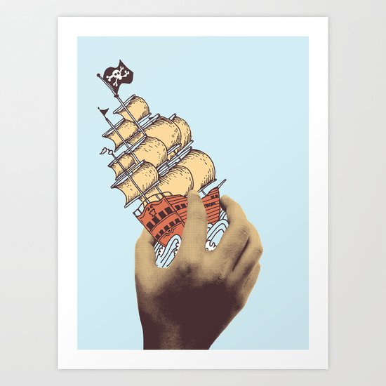 Arr! Arr! Art Print