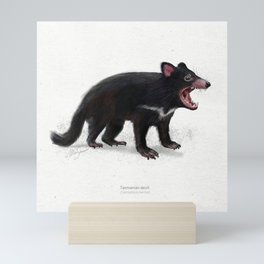 Tasmanian devil art print Mini Art Print