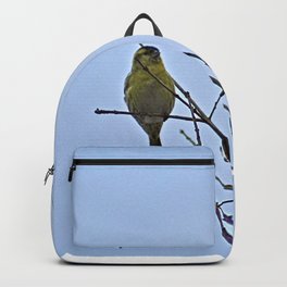 Little Yellow Bird Tree Bare Branches Backpack