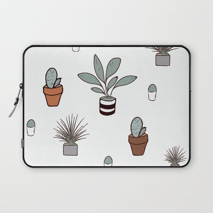 House Plants & Succulents Print Laptop Sleeve