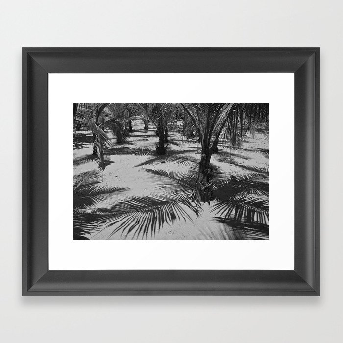 Palm Shades Framed Art Print