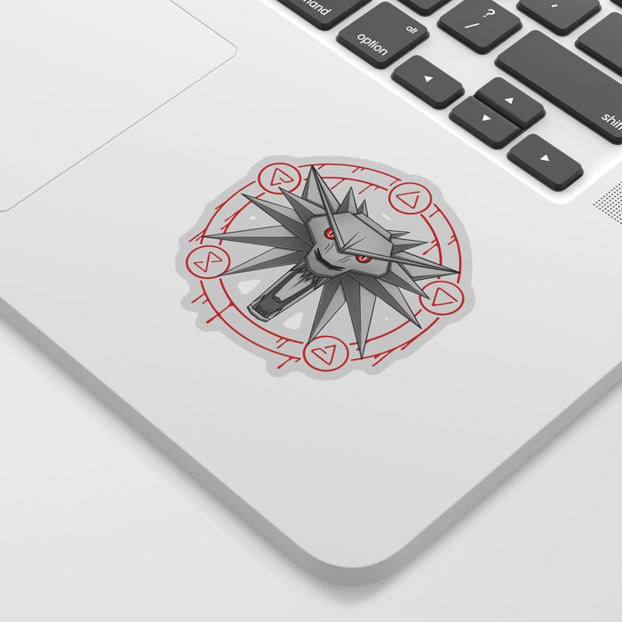 witcher macbook sticker witcher macbook sticker