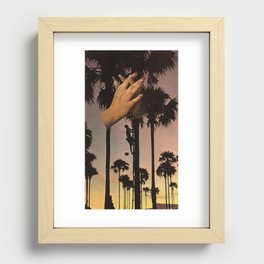 wrapped in fingers Recessed Framed Print