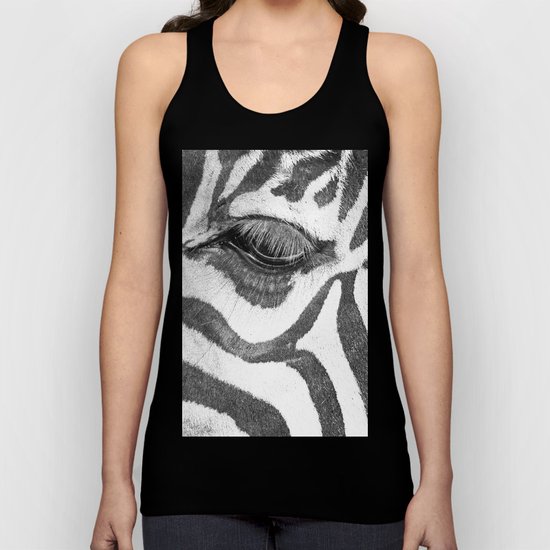 eyes Zebra Unisex Tank Top