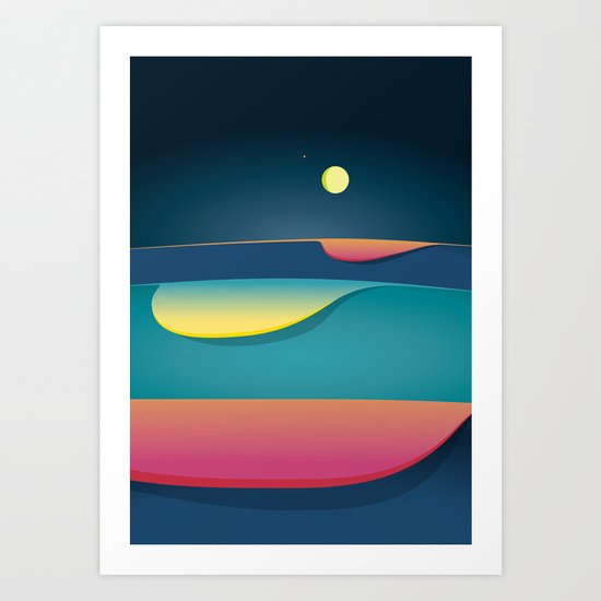 Venus is always there Art Print