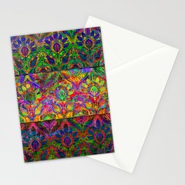 Bohemian native colorful design, country pattern art Stationery Card