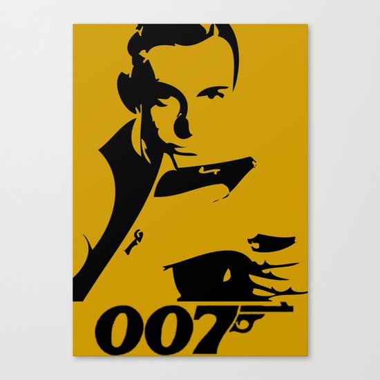 007 James Bond Canvas Print