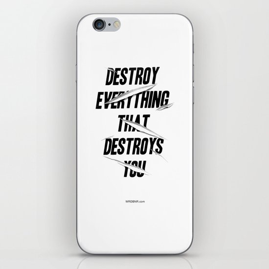 DESTROY iPhone & iPod Skin