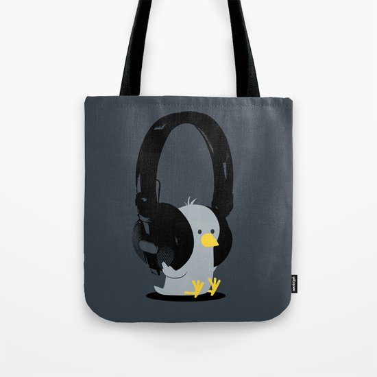 Le poussin mélomane Tote Bag