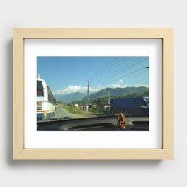 First Mountain View, 2015 Recessed Framed Print