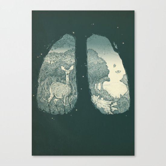 Lungs Canvas Print