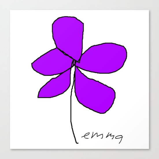 Violetra Canvas Print