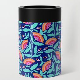 Bohemian blooms floral pattern Can Cooler