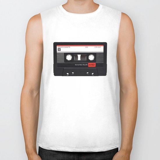 Old School Tape Biker Tank