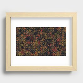 Army shapes Recessed Framed Print