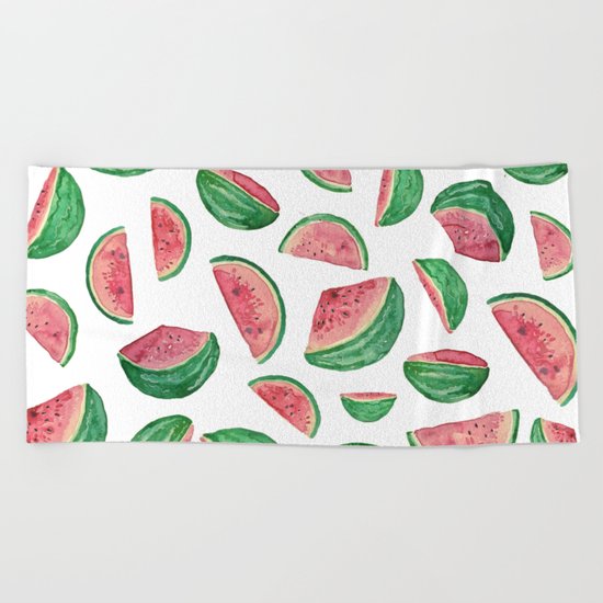 watermelon pattern Beach Towel