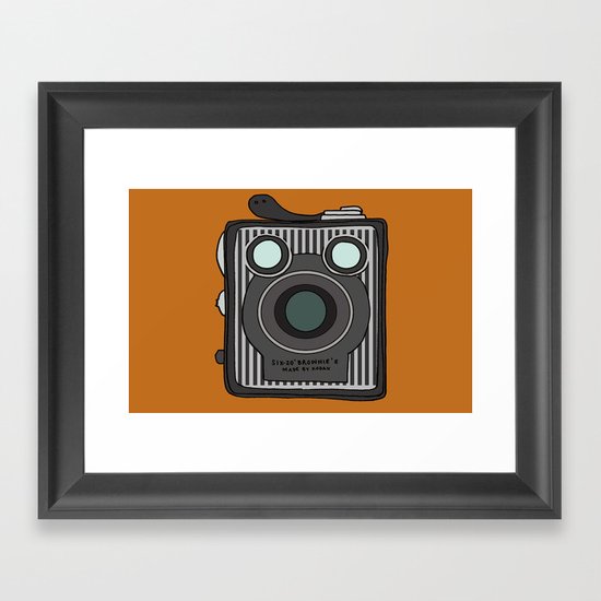 Brownie Framed Art Print